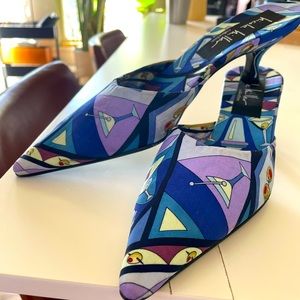 90s/Y2K Nicole Miller Dirty Martini kitten heels